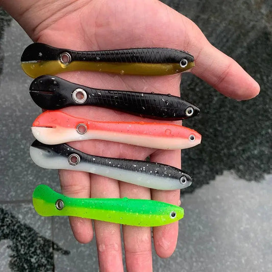 Kidifuns Loach 4 Unique Swimming Action - Pack of 5 Lures Nex Fisher Hub