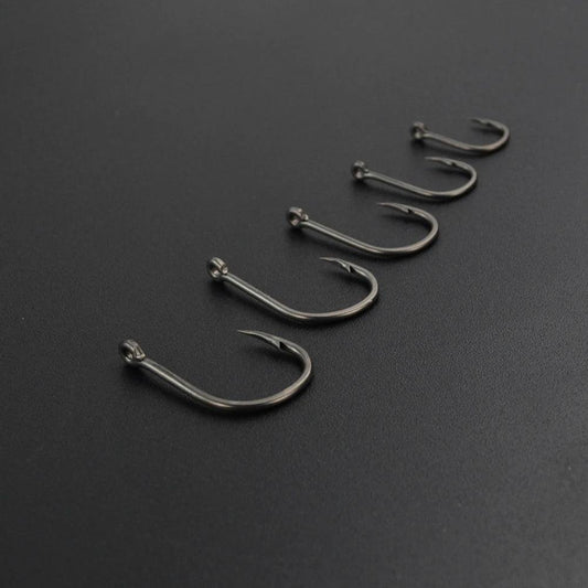 15pcs Coating High Carbon Stainless Steel Barbed Hook