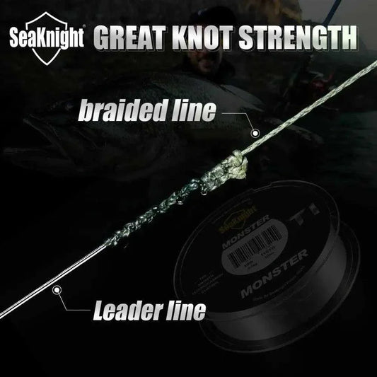 SeaKnight TriPoseidon Series 4 Strands PE Braided Fishing Line with Great Knot Strength, 300M, 8-60LB.