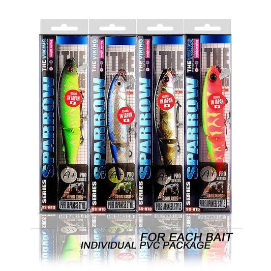 Bearking 11.3cm 13.7g hot fishing lure minnow quality professional bait swim bait jointed bait equipped black or white hook Nex Fisher Hub