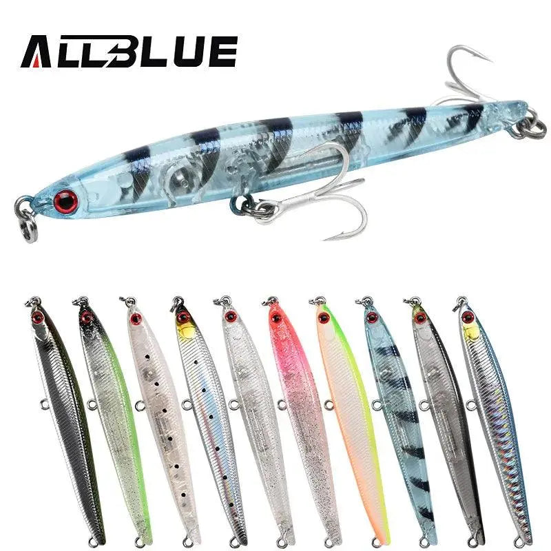 ALLBLUE SPEAR 90 Fishing Lure Stick 90mm/9g Sinking Pencil Longcast – Nex Fisher Hub ALLBLUE SPEAR 90 Fishing Lure Stick 90mm/9g Sinking Pencil Longcast – Nex Fisher Hub