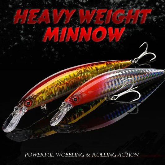ALLBLUE Heavy Weight Minnow 90mm/110mm SpinnerBait Nex Fisher Hub