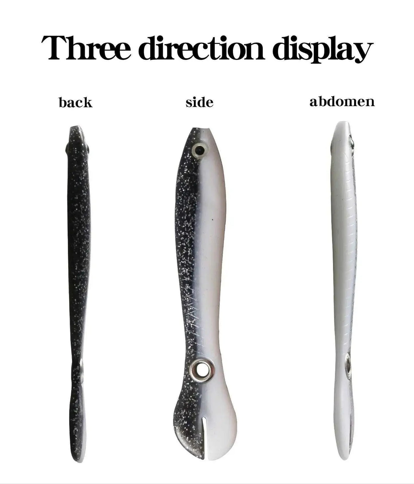 Kidifuns Loach 4 Unique Swimming Action - Pack of 5 Lures Nex Fisher Hub