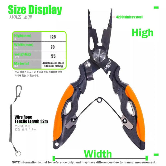 SAMOLLA Multifunctional Fishing Pliers: A Versatile Tool for Anglers - Nex Fisher Hub