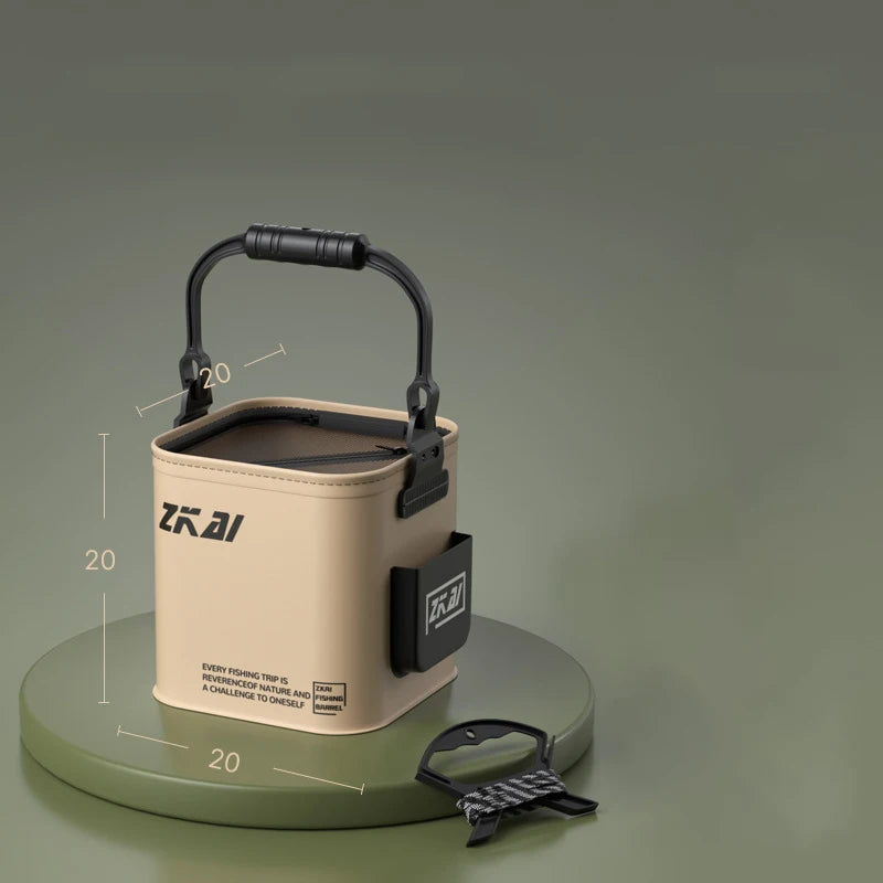 Foldable Fishing Bucket: Portable and Sturdy for All Your Outdoor Needs