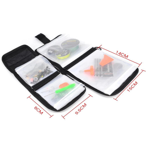 Bolsa transparente Hirisi para aparejos de pesca de carpa: Mantén tus aparejos organizados y sin enredos.