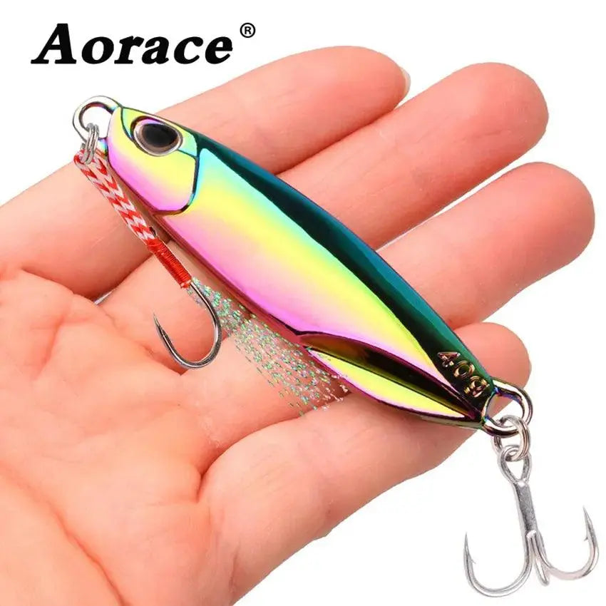 aorace saltwater fishing lures Aorace Meteor Jig Metal Spoon