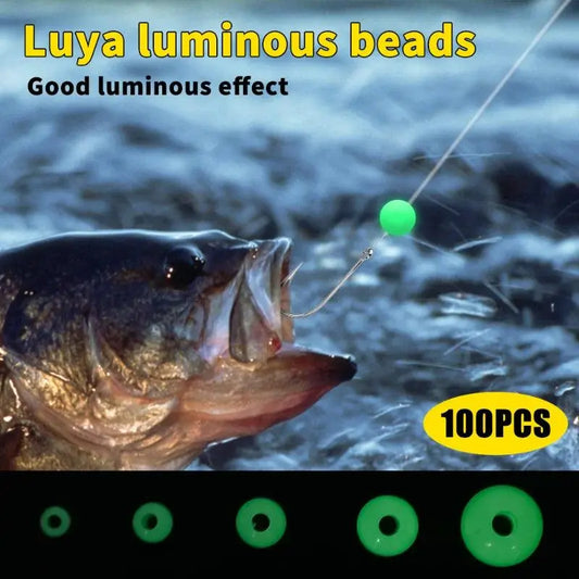 100 Pcs/Lot Luminous Beads 3mm-8mm Nex Fisher Hub