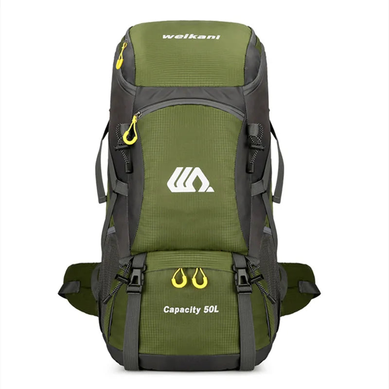 Welkani Outdoor Sports 50L Hiking Backpack: Versatile and Durable for – Nex Fisher Hub