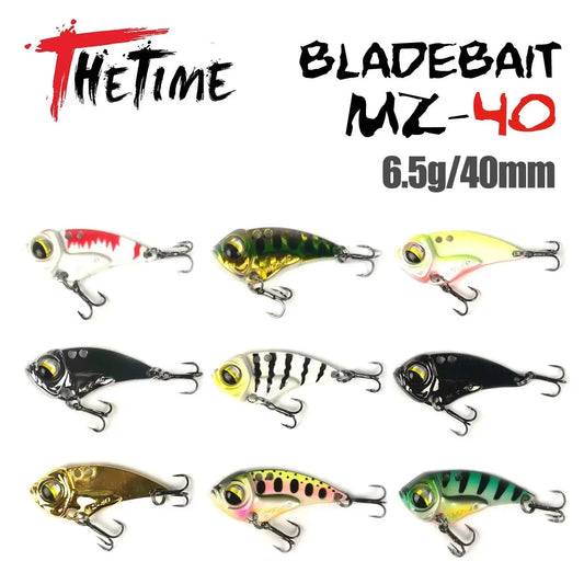 THETIME 6.5g MZ40 Metal VIB Blade Bait Nex Fisher Hub