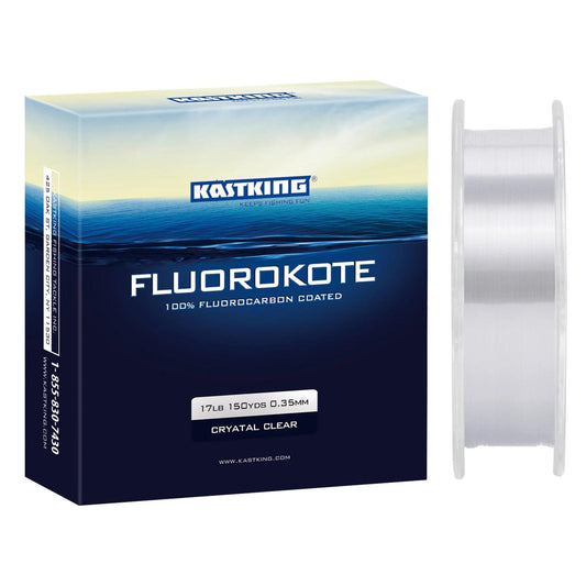 Fil de pêche monofilament KastKing FluoroKote avec revêtement fluorocarbone