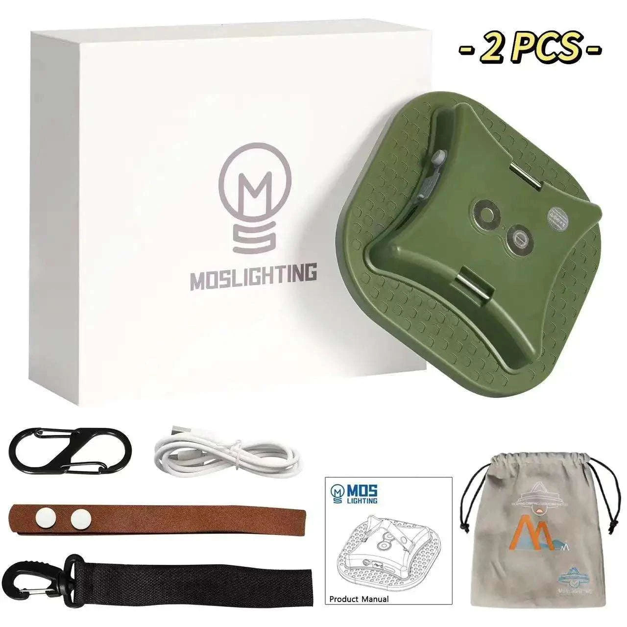 MOS-LY01 Multifunctional LED Lantern gift set with accessories, ideal for camping and emergencies.
