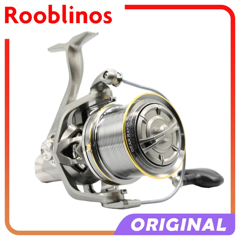 Rooblinos NGK Long Shot Jigging Spinning Reel: 55lb Max Drag for