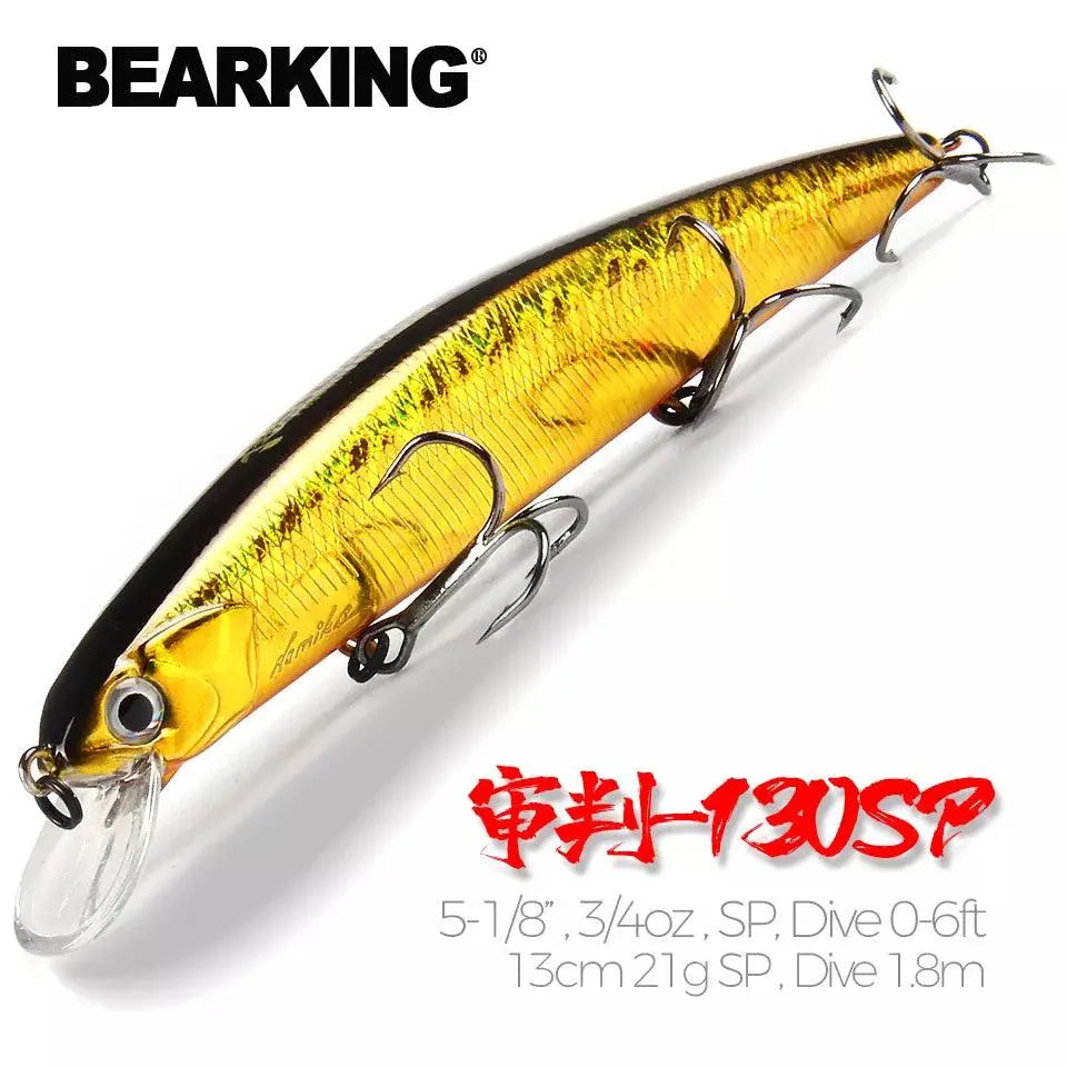 bear king fishing lures BEARKING 130 SP 13cm / 5.1inches Jerkbait Minnow Fishing Lure : Throw