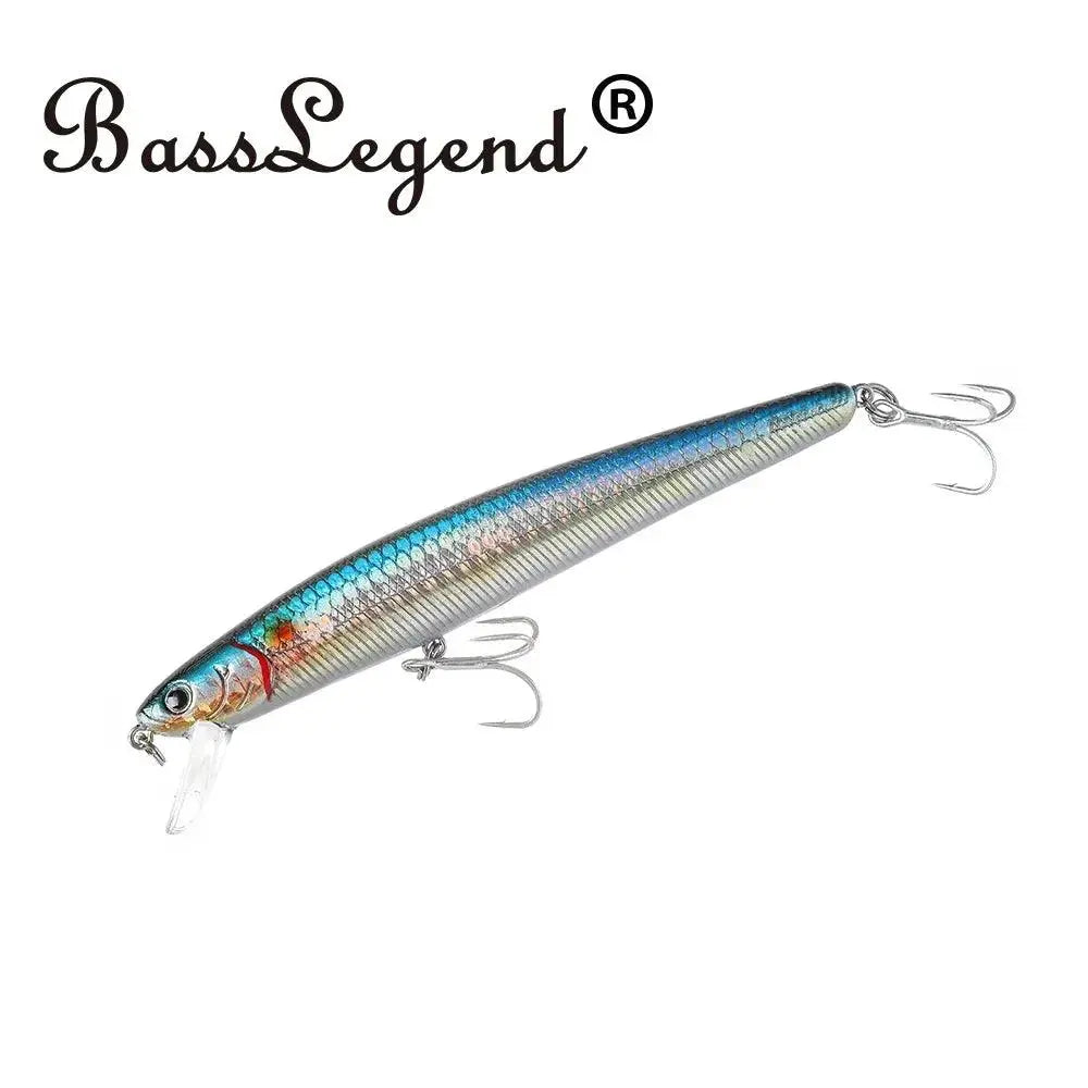 fake bait fish lure BassLegend Fishing Artificial Bait Slow Floating Minnow 130SF