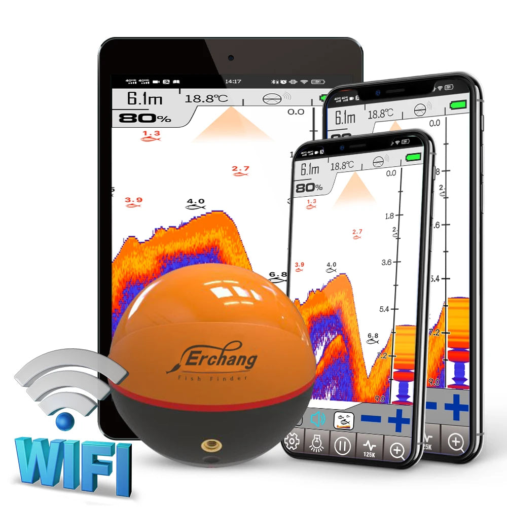 cheap fish finders WIFI Fish Finder Wireless Sonar Echo Sounder