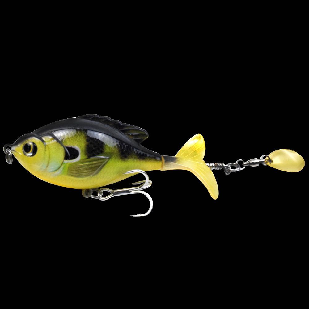 Tractor lure fishing lure, ABS plastic, 9.5 cm, three hooks, bionic bait.