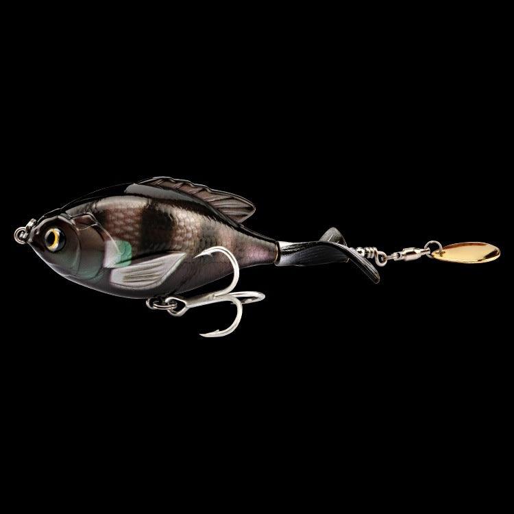 Tractor lure fishing lure, 9.5 cm, three hooks, ABS plastic.