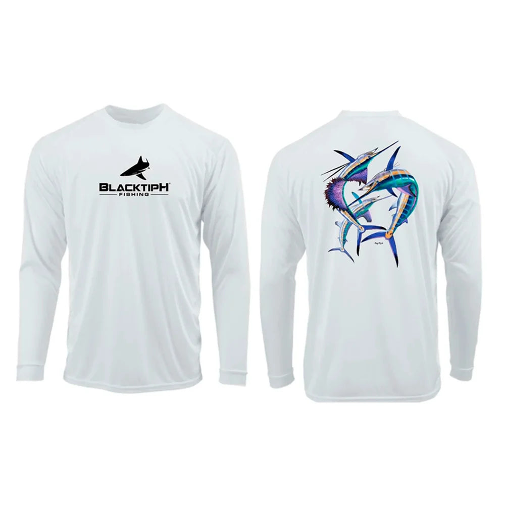 BLACKTIPH Performance Fishing Shirt: Men’s UV Protection Jersey