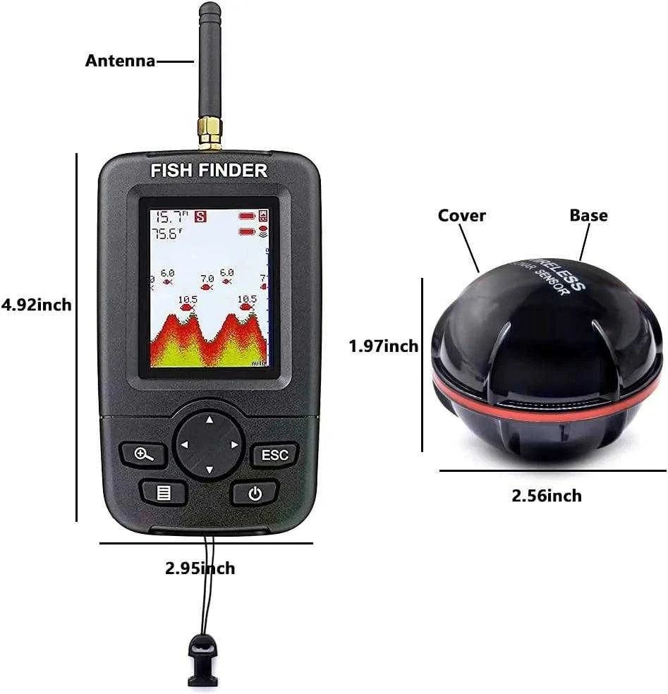 Fish Finder 100M Wireless Sonar-Sensor - Nex Fisher Hub