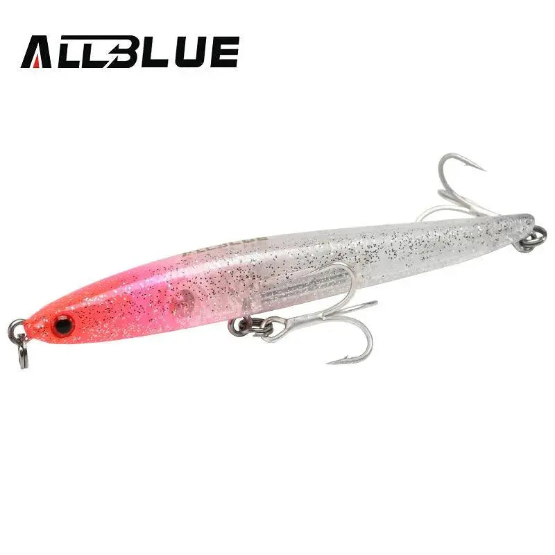 ALLBLUE SPEAR 90 Fishing Lure Stick 90mm/9g Sinking Pencil Longcast Shad 3D Eyes Tungsten Artificial Bait Bass Pike Tackle - Color F ALLBLUE SPEAR 90 Fishing Lure Stick 90mm/9g Sinking Pencil Longcast Shad 3D Eyes Tungsten Artificial Bait Bass Pike Tackle - Color F