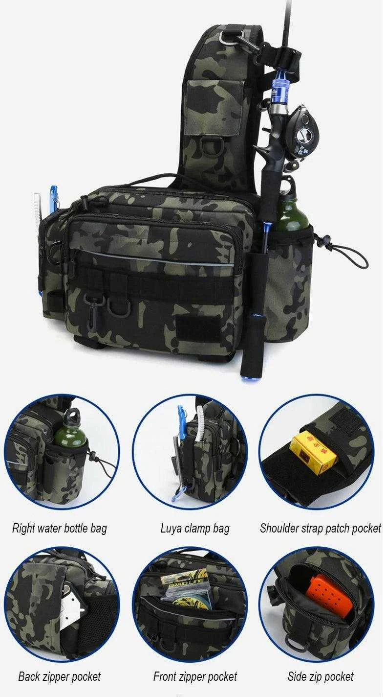 Scione F-100 Multi-Function Fishing Bag - Nex Fisher Hub