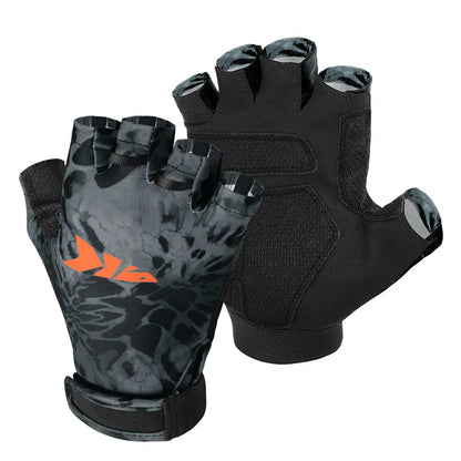 KastKing Sol Armis 3/4 Finger Fishing Gloves SPF 50 Sun and Hands Protection