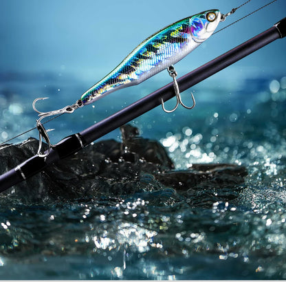 BEARKING BLACK POWDER Pencil Topwater Lure 87mm (3.43 inches) and 9.1g (0.32 ounces).: Professional Quality Walk-the-Dog Action