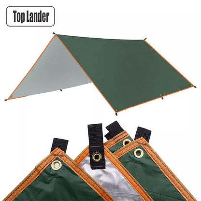 4x4m 4x3m 3x3m Awning Waterproof Tarp Tent Shade Ultralight Garden Canopy Sunshade Outdoor Camping Tourist Beach Sun Shelter - Nex Fisher Hub