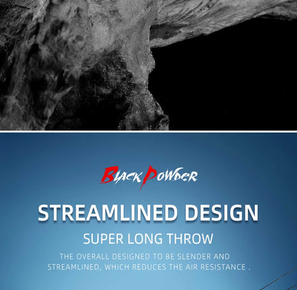 BEARKING BLACK POWDER Pencil Topwater Lure 87mm (3.43 inches) and 9.1g (0.32 ounces).: Professional Quality Walk-the-Dog Action