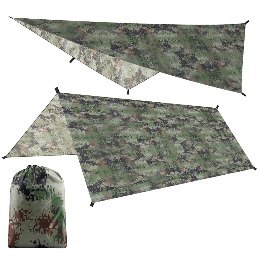 Portable Ultralight Tarp Outdoor Camping Survival Sun Shelter Multifunctional Waterproof Beach Awning Beach Tent Mat Rain Shelte - Nex Fisher Hub