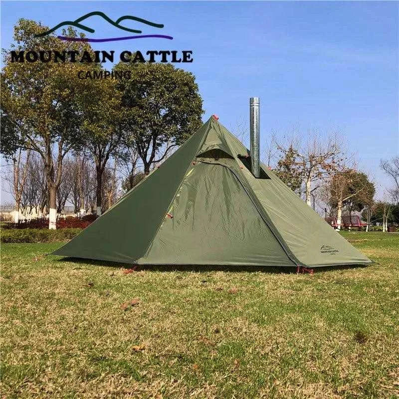 Mountain Cattle Ultralight 2-3 Person Pyramid Tent - Nex Fisher Hub