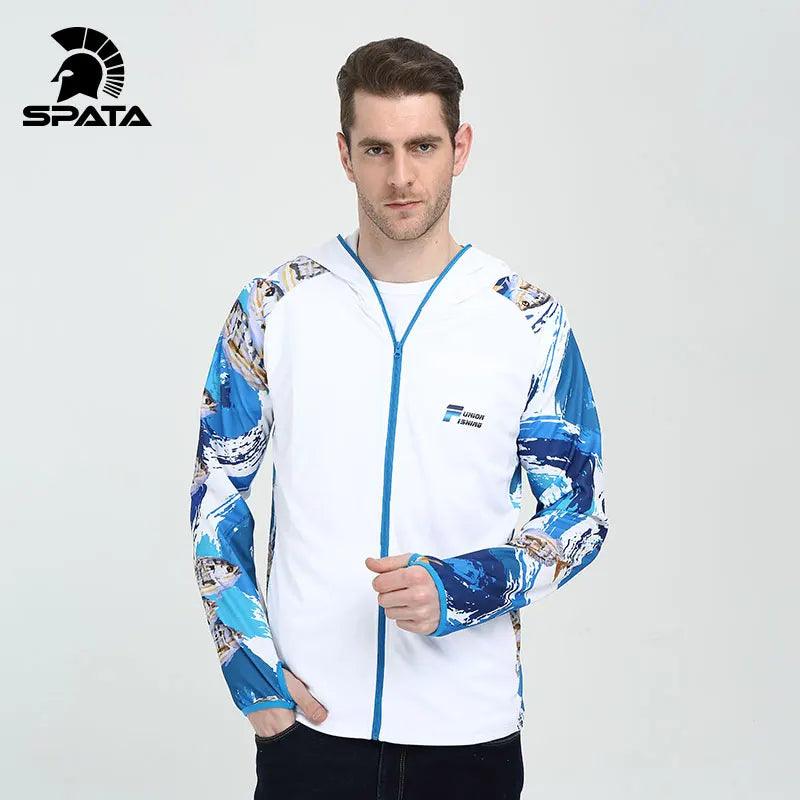 2023 SPATA New Fishing Clothing Long Sleeves Men Coats Sun UV Coat FisNex Fisher Hub