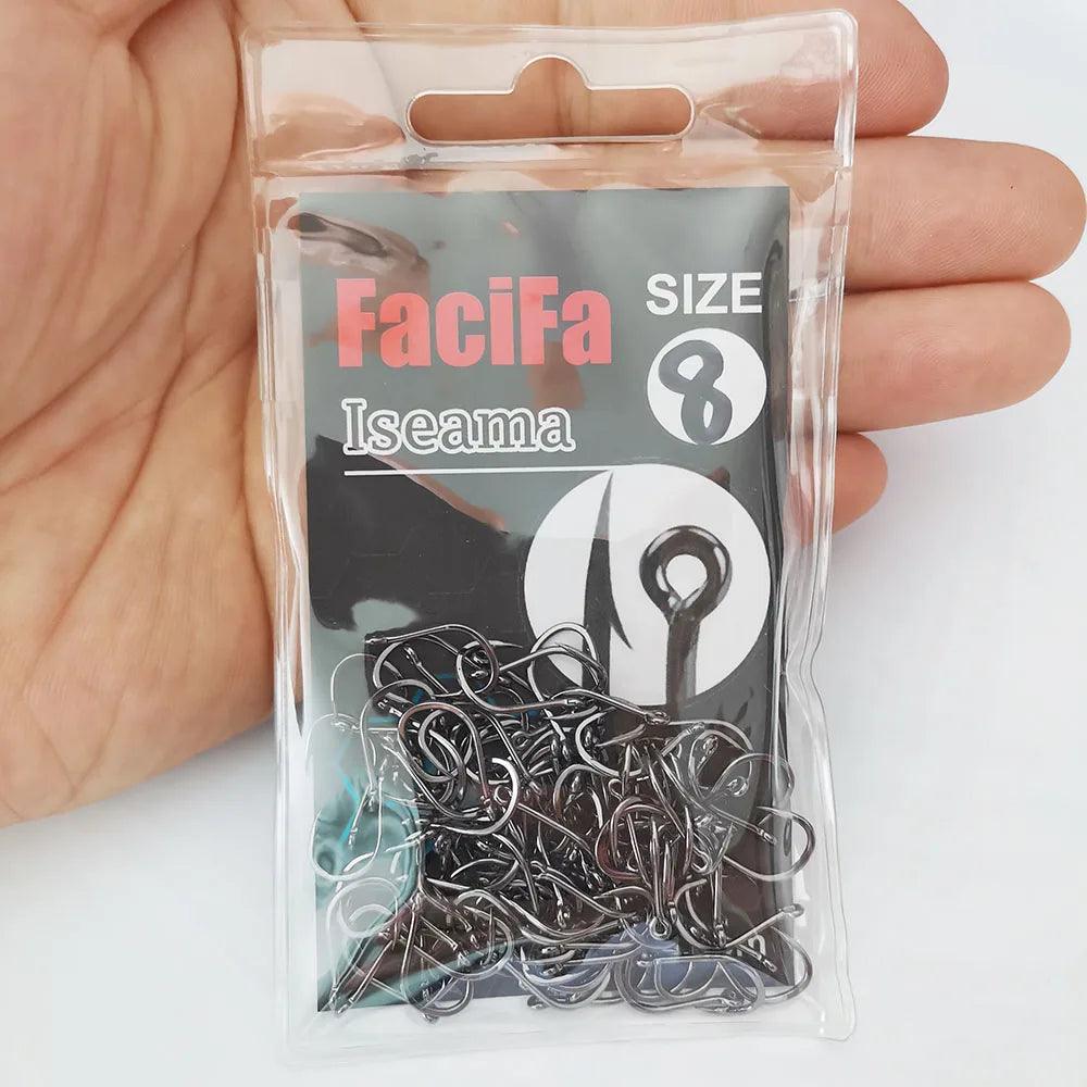 100 Pcs Iseama Offset Circle Hooks