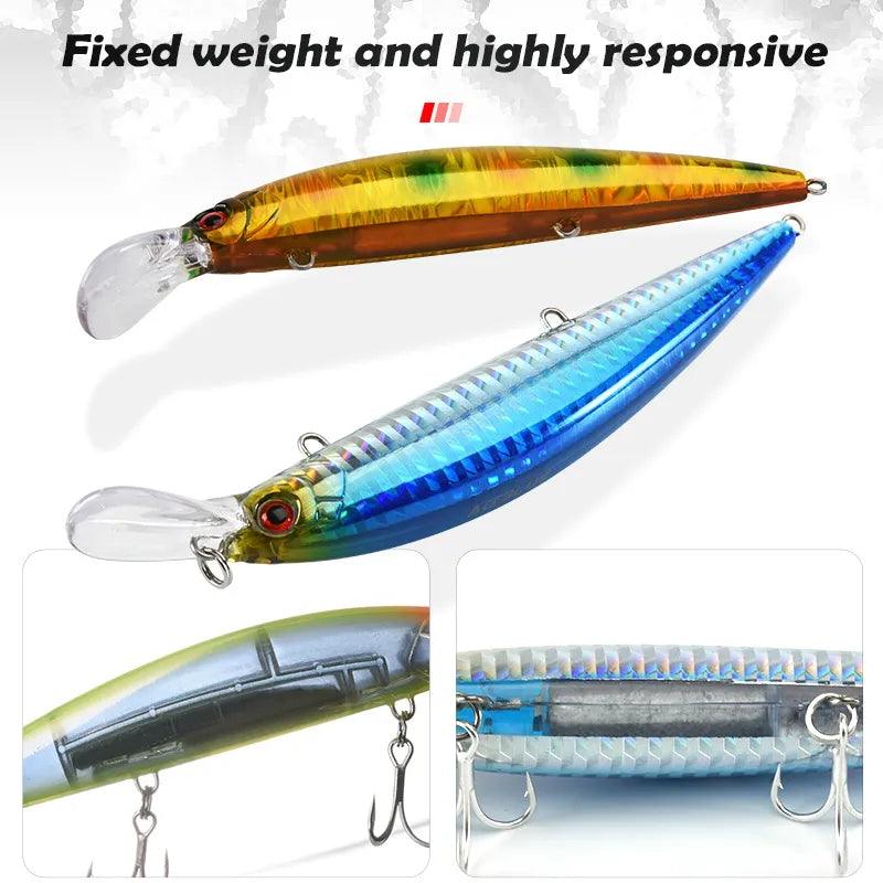 ALLBLUE Heavy Weight Minnow 90mm/110mm SpinnerBait