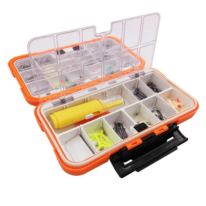 Fishing waterproof accessories box, small road sub box, fish hook storage box, table fishing tools, fishing supplies