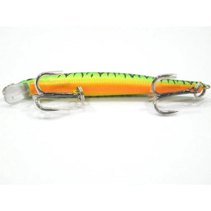 wLure 5.3g 8.3cm Slim Minnow Lure Very Tight Wobble Slow Sinking 2 #6 Treble Hooks Epoxy Coating Fishing Lure M662