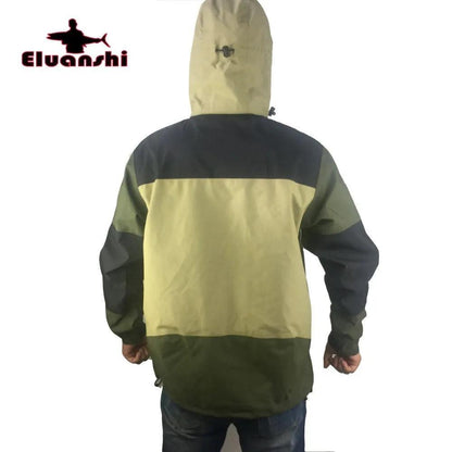 ELUANSHI Waterproof Breathable Fly Fishing Clothes Wader Jacket Wading clothing apparel - Nex Fisher Hub