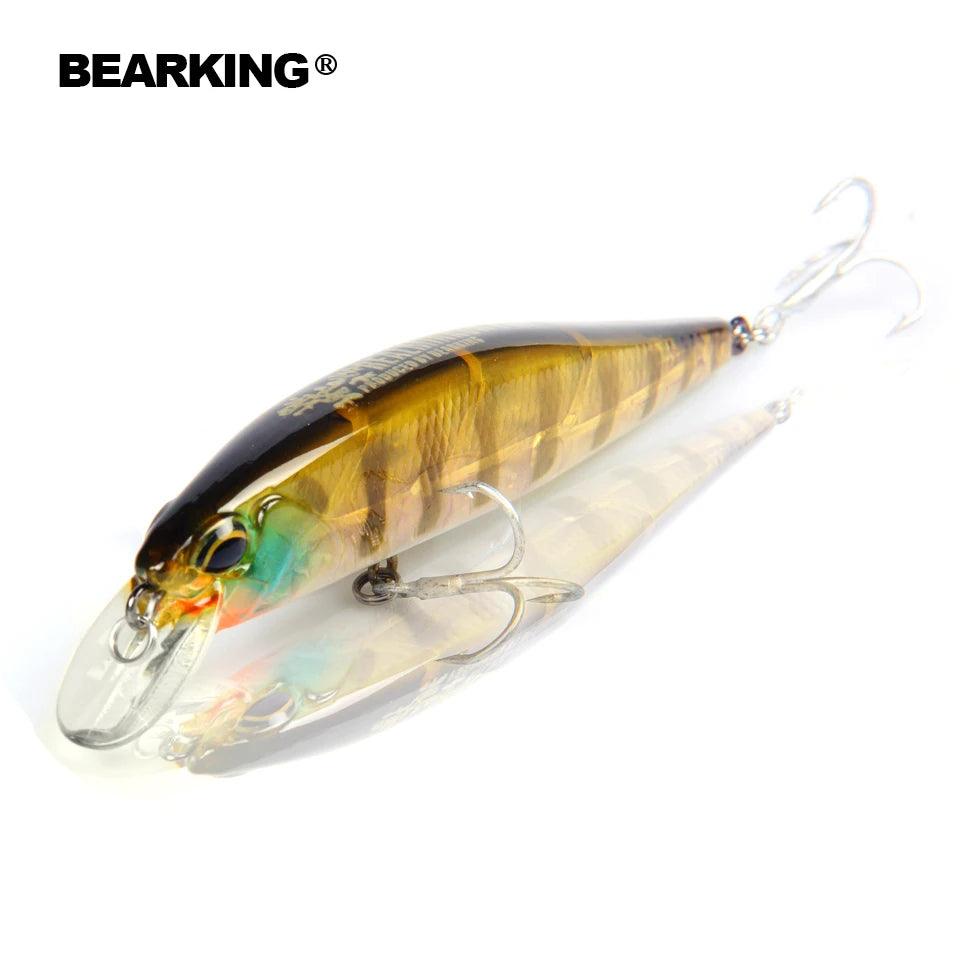 Bearking Retail fishing tackle   A+ fishing lures hard bait 5color for choose 100mm 14.5g  minnow,quality professional minnow