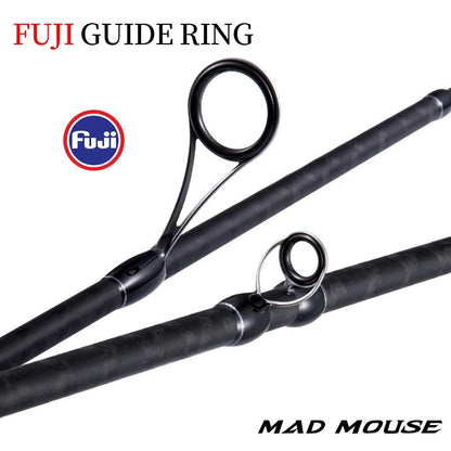 Mad Mouse Mark Full Fuji Parts High Carbon 1.98/2.08/2.28m Fishing Rod Japan Quality