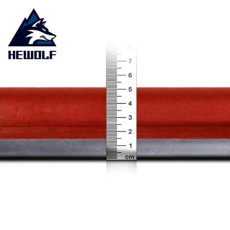 HEWOLF 2+1 spliced outdoor thick 5cm automatic inflatable cushion pad outdoor tent camping mats bed mattress 2 colors - Nex Fisher Hub