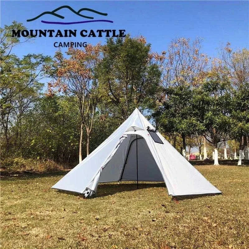 3 person tent ultralight Mountain Cattle Ultralight 2-3 Person Pyramid Tent