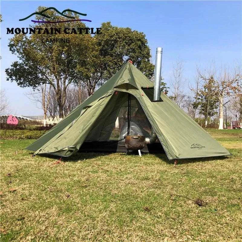 Mountain Cattle Ultralight 2-3 Person Pyramid Tent - Nex Fisher Hub