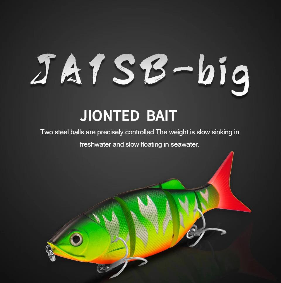 Bearking JIKS-S82SB Jointed Minnow Lure - Nex Fisher Hub