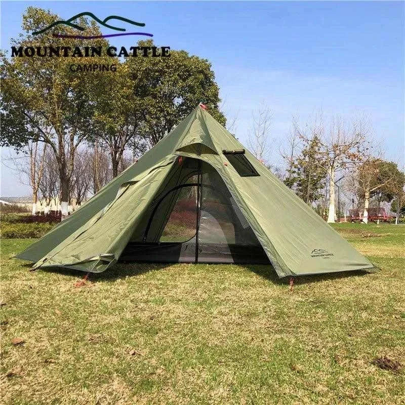 mountain safety research tents Mountain Cattle Ultralight 2-3 Person Pyramid Tent