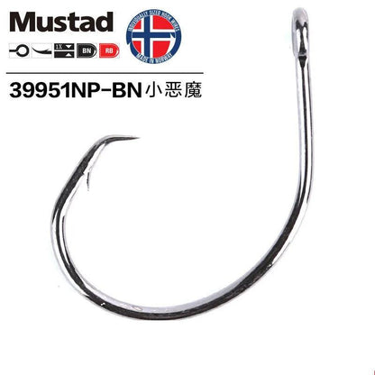 MUSTAD 39951 Carbon Steel Fishing Hooks