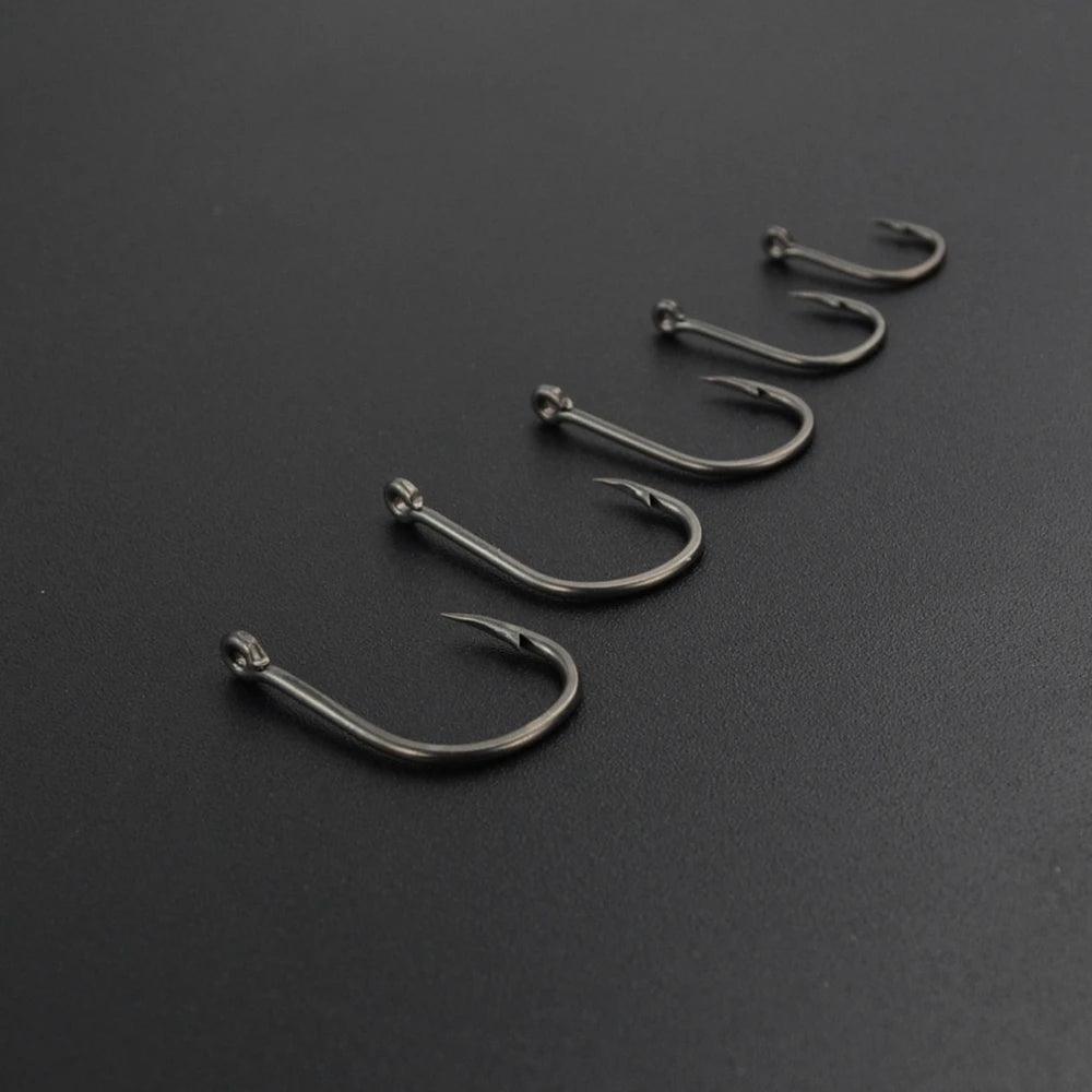 15pcs Coating High Carbon Stainless Steel Barbed Hook