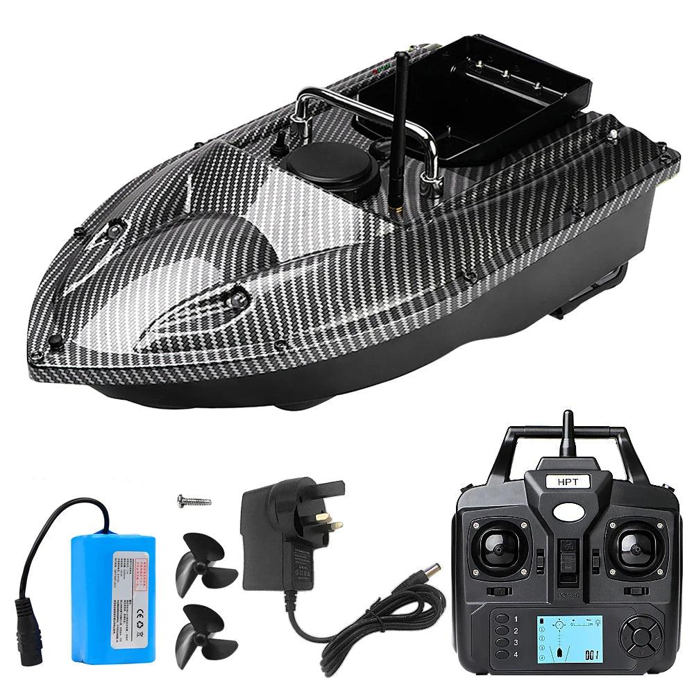 GPS Fixed Speed Cruise Remote Control Fishing Finder Boat  with Single Bait Containers Automatic Bait Boat with Remote Control - Nex Fisher Hub