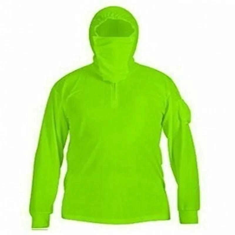 Long Sleeve Fishing Jerseys Quick Drying Sun Protection Fishing Shirt Newest Men's Fishing Clothing Hoodies With Zipper And Mask - Nex Fisher Hub