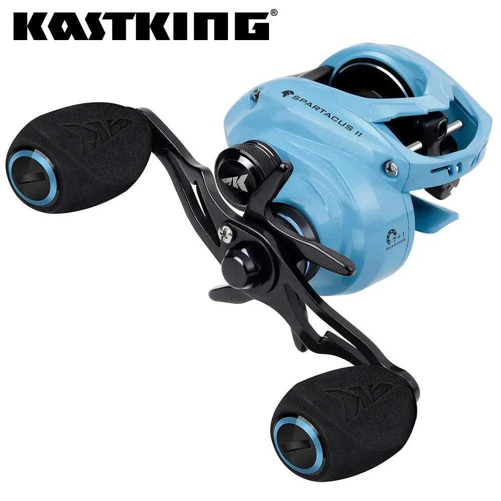 KastKing Spartacus II Baitcasting Reel (7.2:1) Blue - Nex Fisher Hub